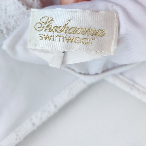 Shoshanna Swimwear White Ruffle Maillot One-Piece Swimsuit - Picture 12 of 12